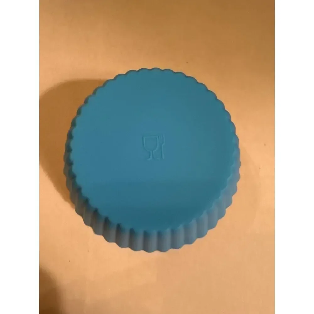 Set of 24 Silicone Baking Cups Cupcake Liners Muffins Cake Molds Bright Colors